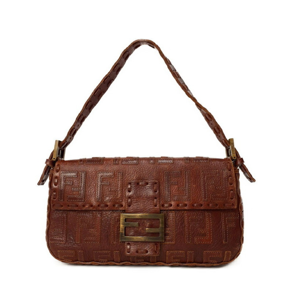 Fendi FF Motif Mamma Bucket Semi Shoulder Bag